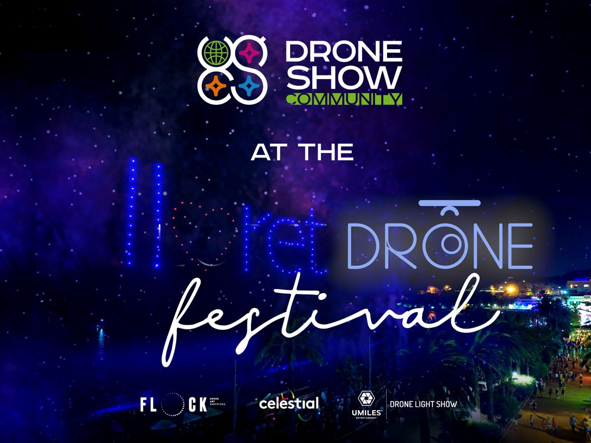 Celestial Drone Show at CCNB Amphitheatre at Heritage Park