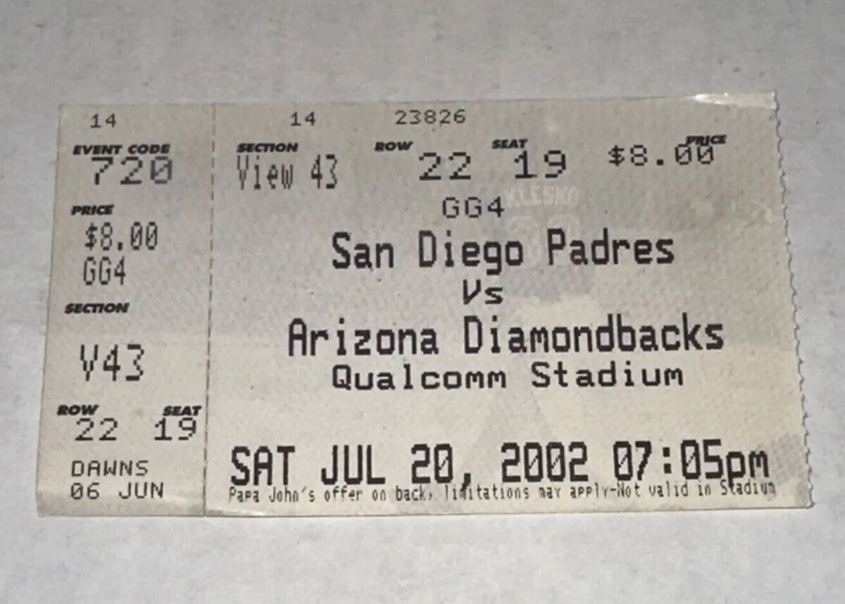 San Diego Padres at Arizona Diamondbacks Tickets