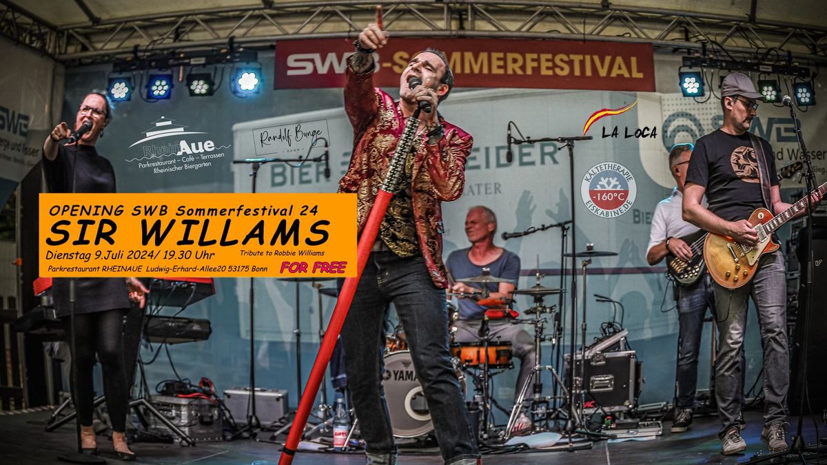 SIR WILLIAMS- Tribute to Robbie Williams \/ SWB Sommerfestival 24
