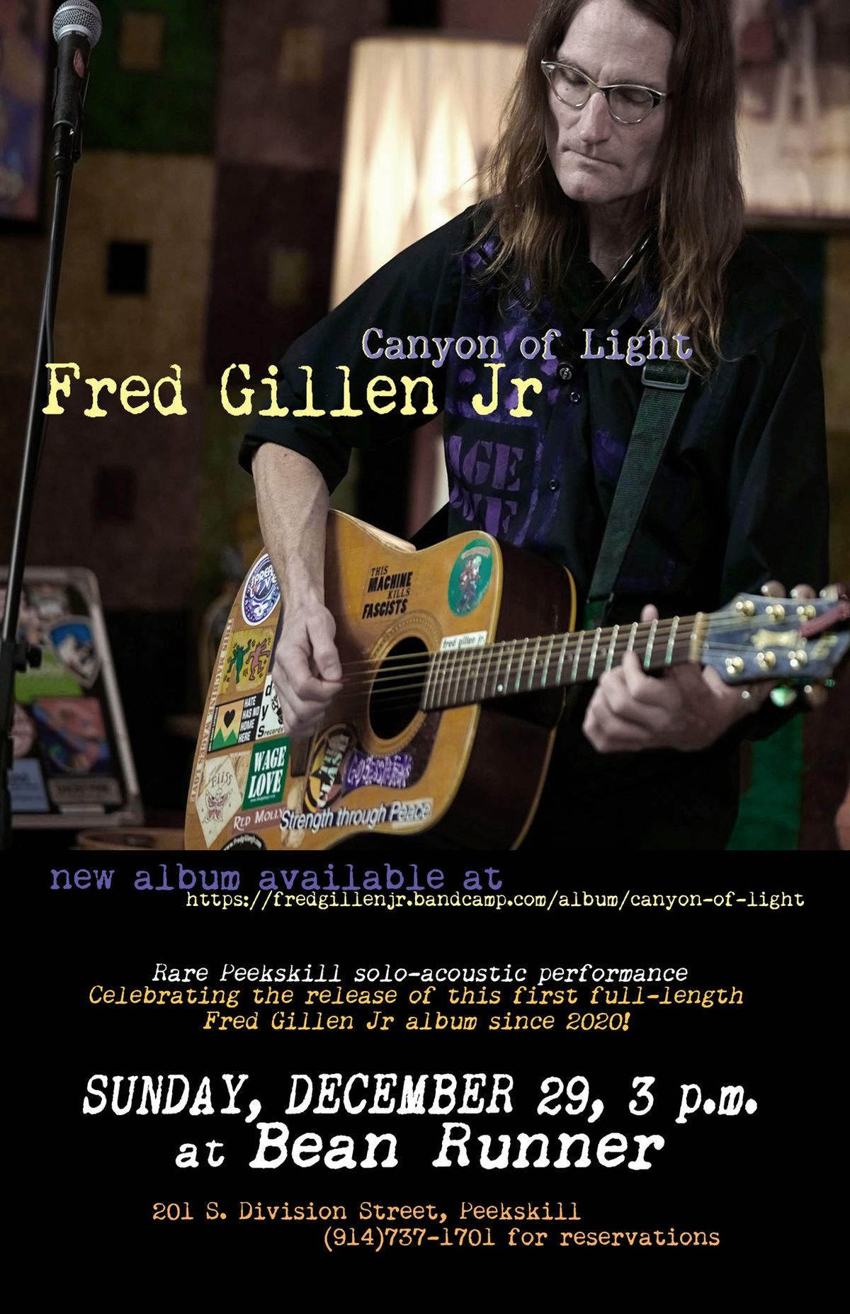 Fred Gillen Jr Canyon Of Light Album Release Show