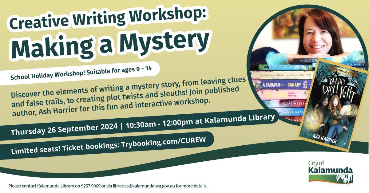 Spring School Holiday Creative Writing Workshop: Making a Mystery