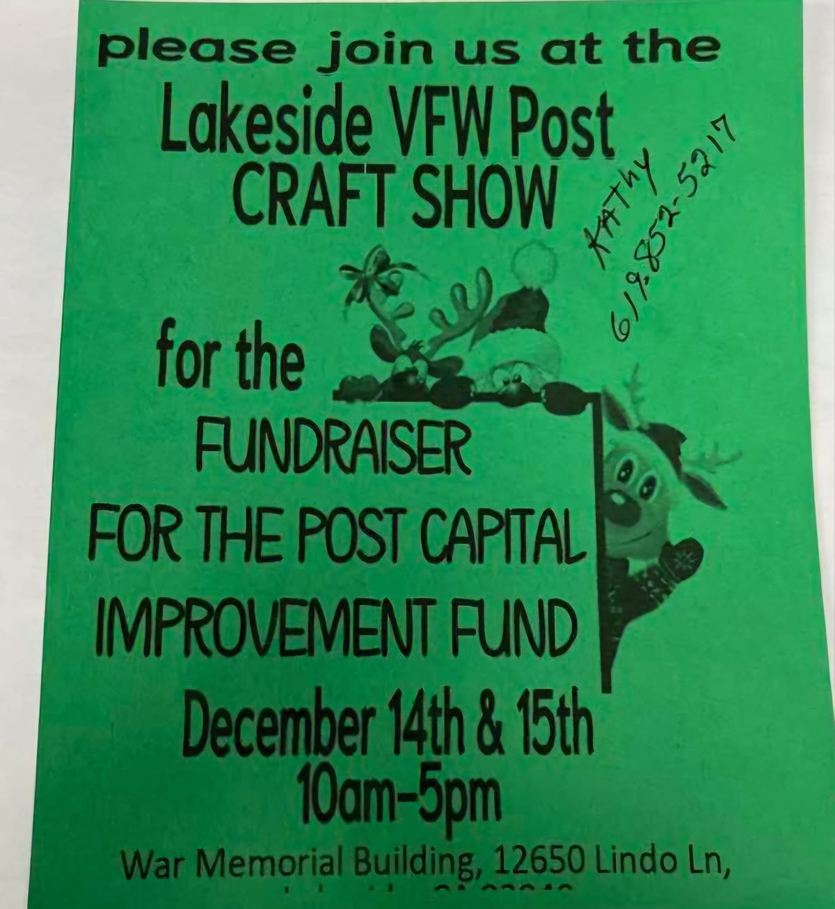 Lakeside VFW Holiday Craft Show