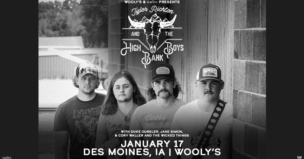 Tyler Richton & The High Bank Boys with Special Guests at Wooly's