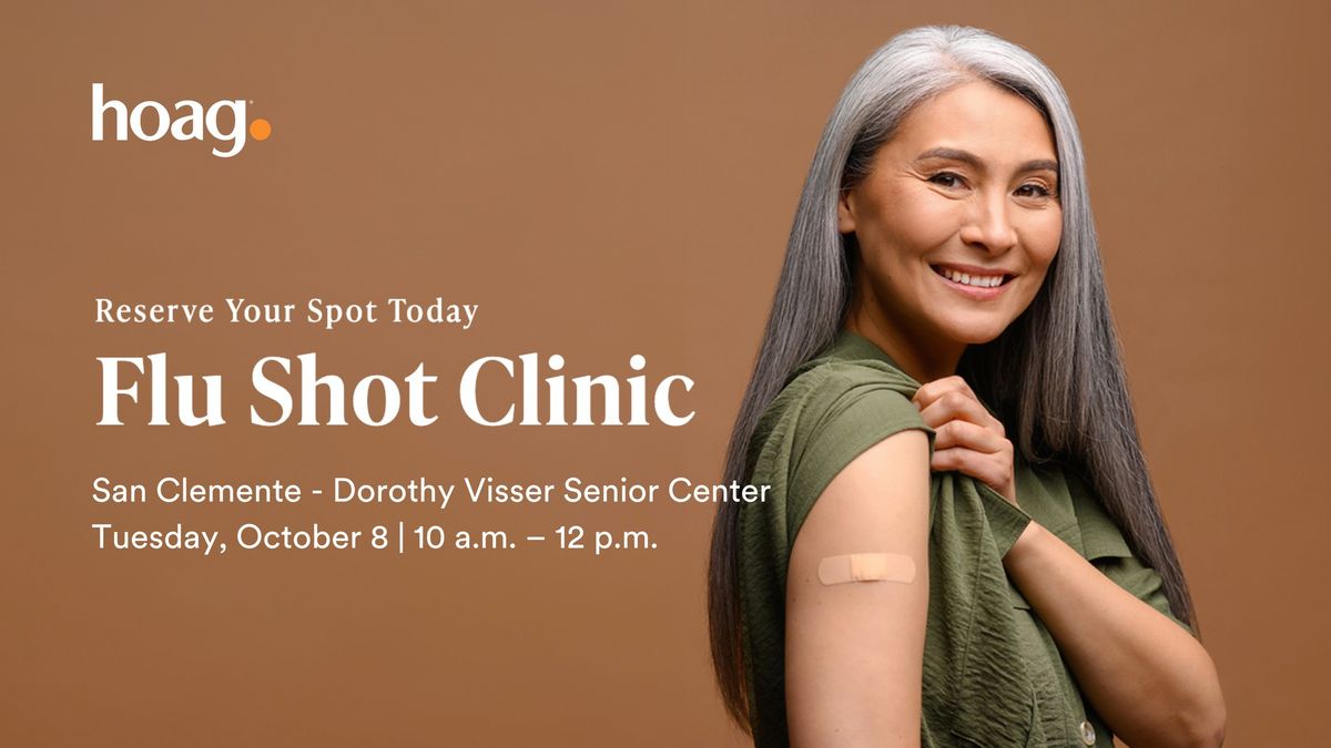 Flu Shot Clinic - San Clemente - Dorothy Visser Senior Center