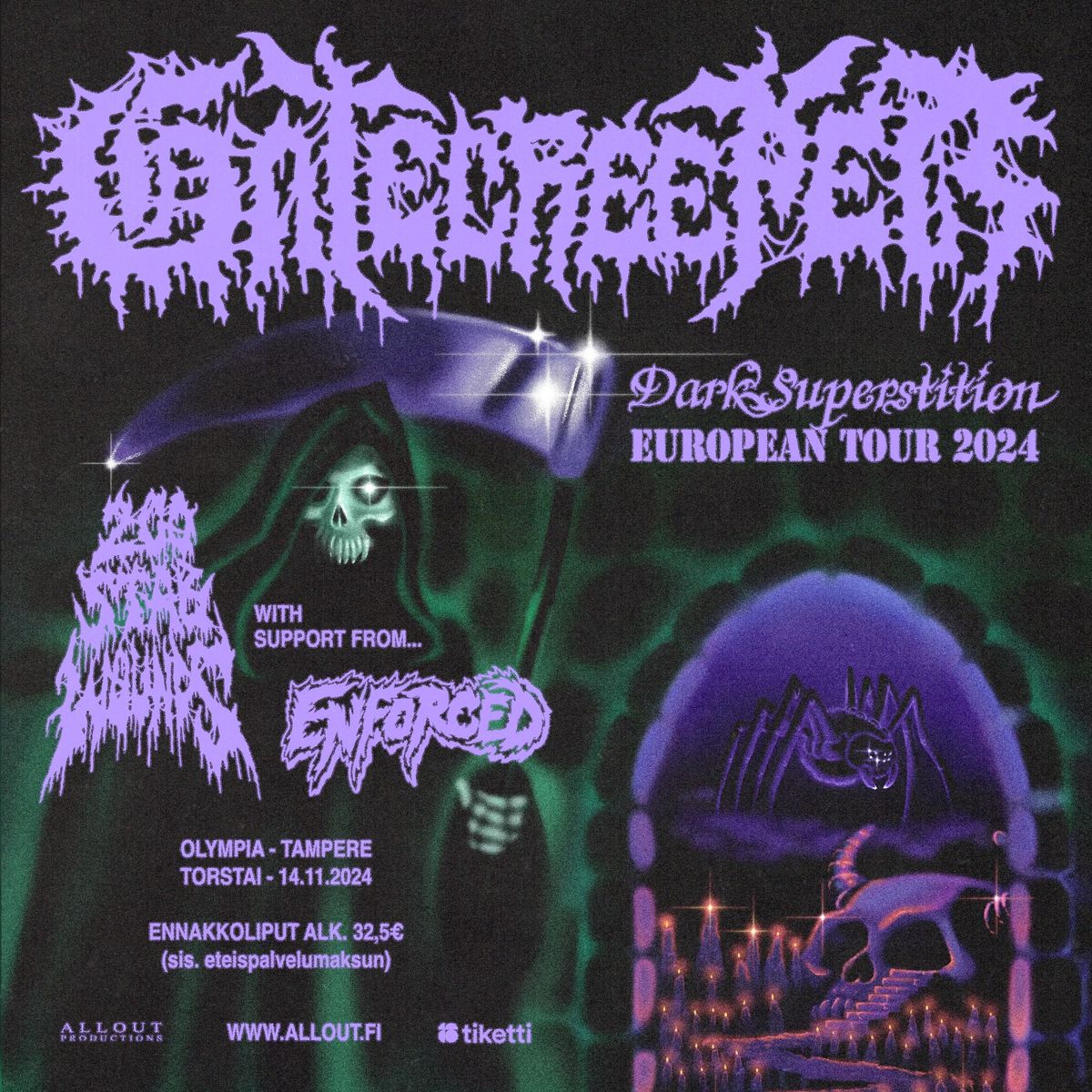 Gatecreeper (USA), 200 Stab Wounds (USA) & Enforced (USA) | Olympia