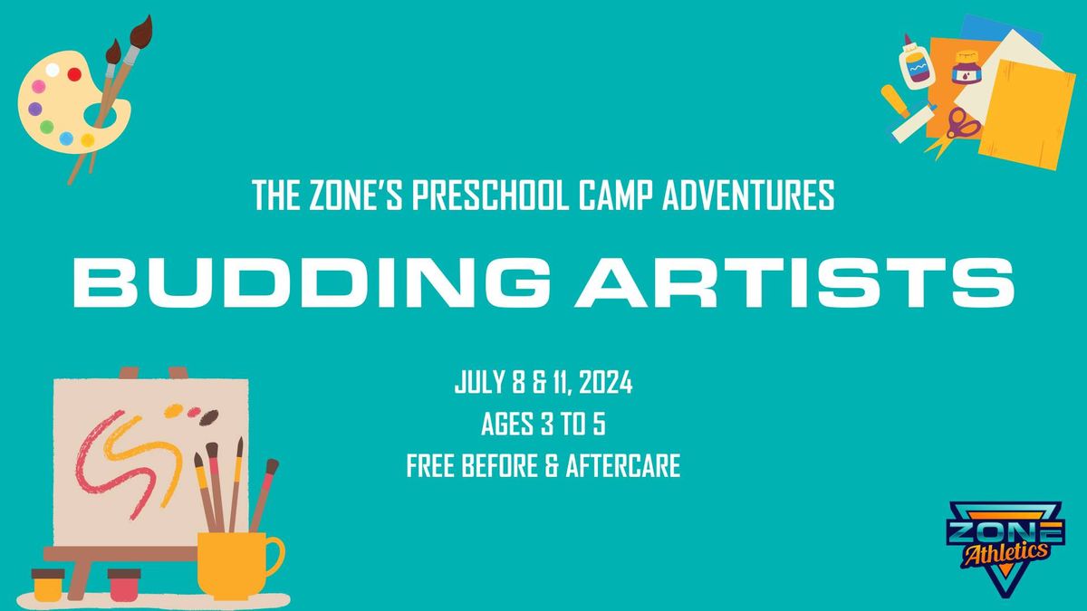 Budding Artists Preschool Camp - July 8th and 11th