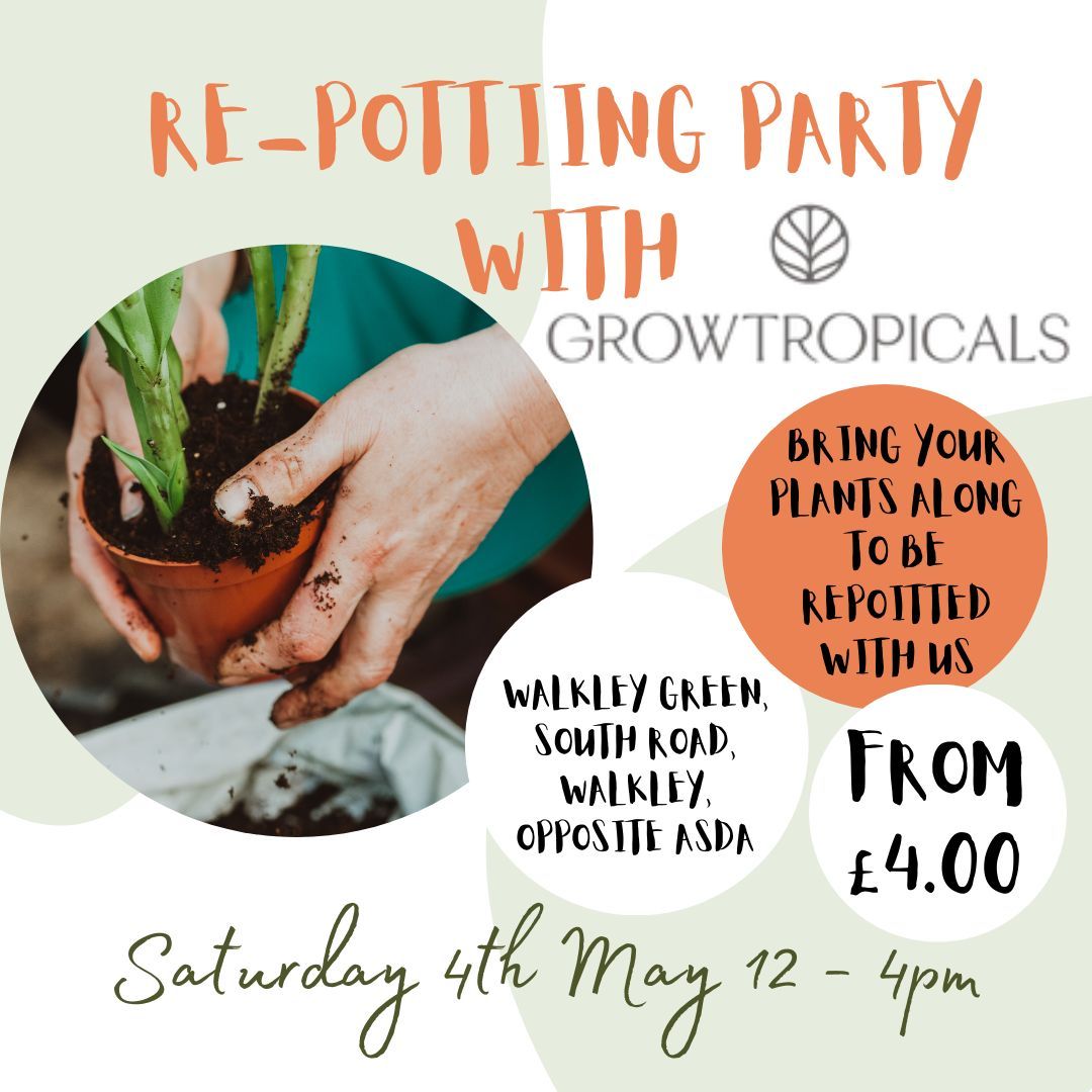 Re-potting Party with GrowTropicals