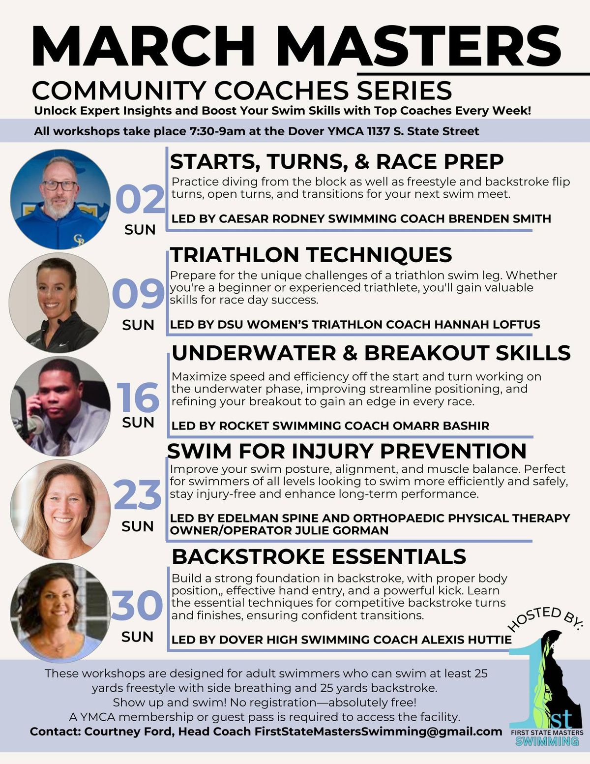 March Masters; Community Coaches Series 