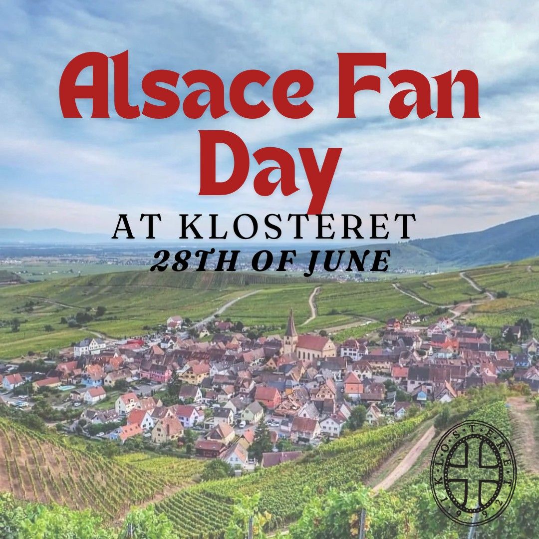 Winemaker Dinner @Klosteret with Alsace Fan Day 