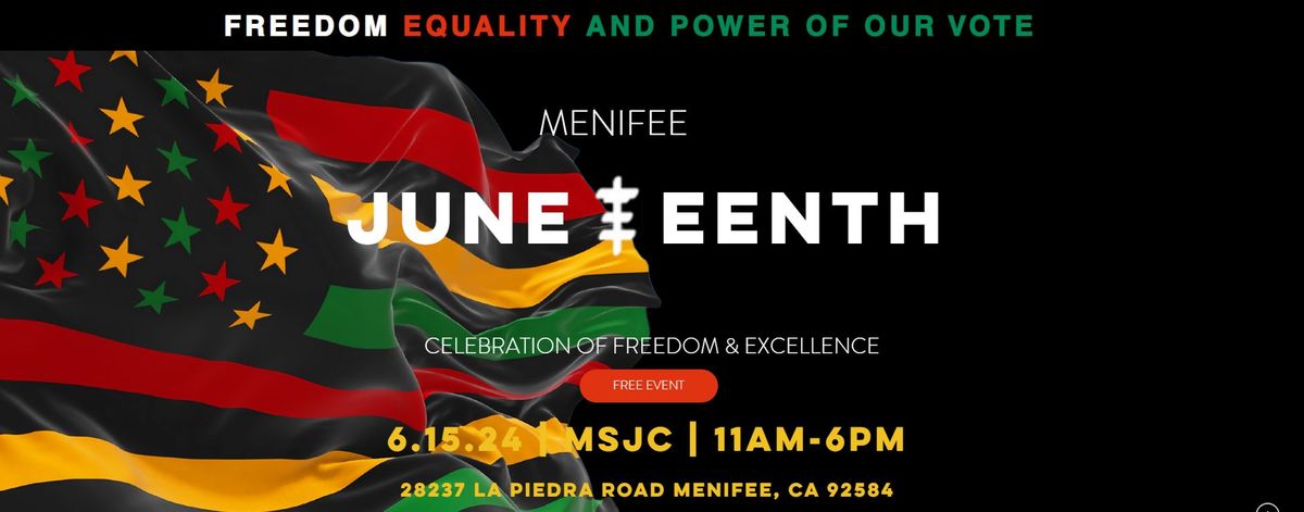 Menifee Juneteenth Celebration