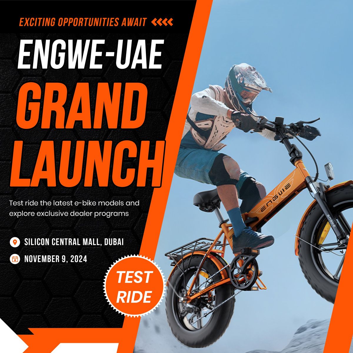 Engwe Bikes UAE Grand Launch