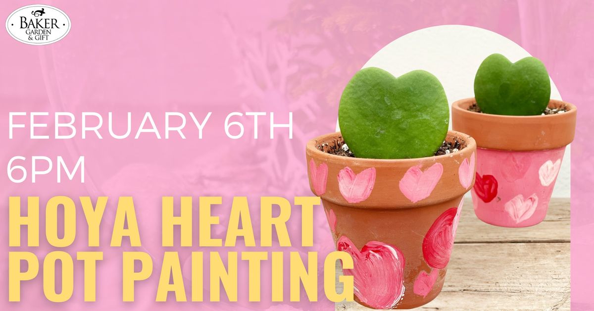 Hoya Heart Pot Painting