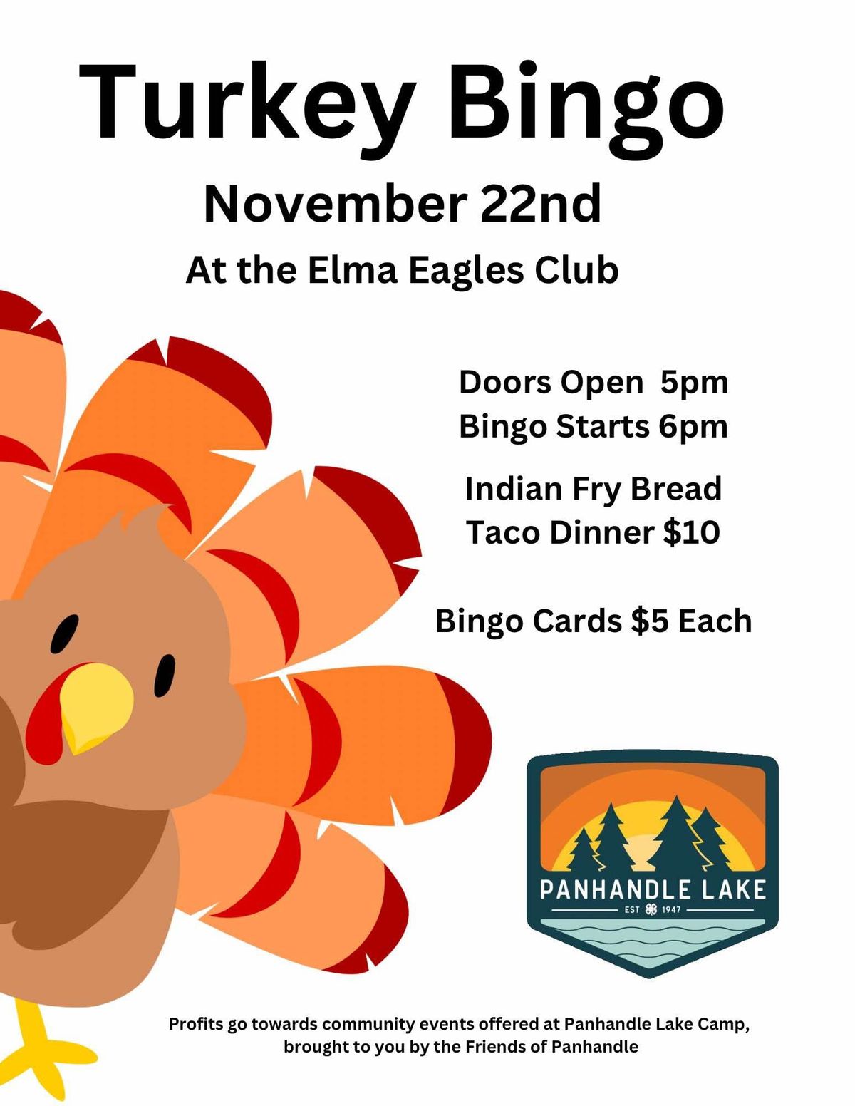 Turkey Bingo night!