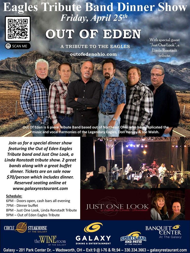 Out of Eden Eagles Tribute Band Dinner Show