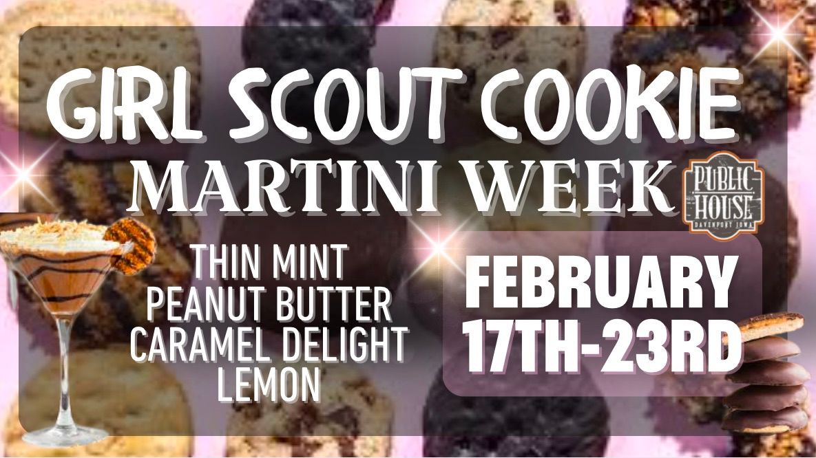 Girl Scout Cookie Martini Week!