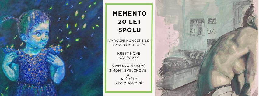 MEMENTO 20 let spolu (P\u00cdSEK) - v\u00fdro\u010dn\u00ed koncert & k\u0159est videoklipu & v\u00fdstava obraz\u016f