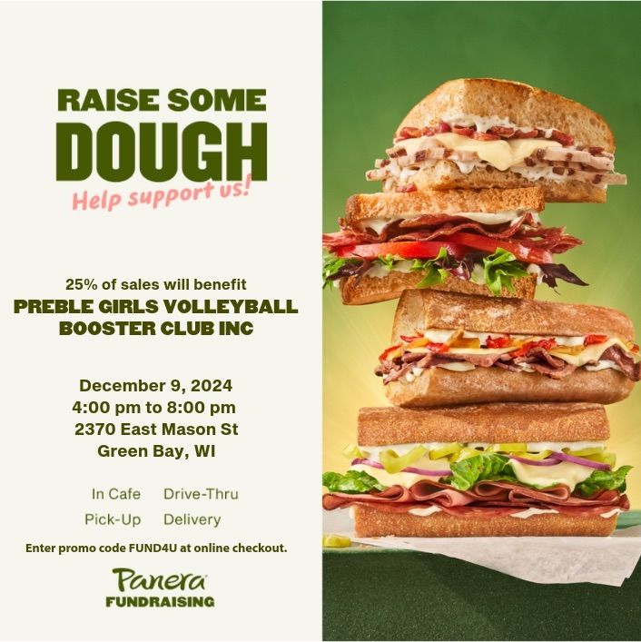 Preble Volleyball Panera Bread restaurant night 