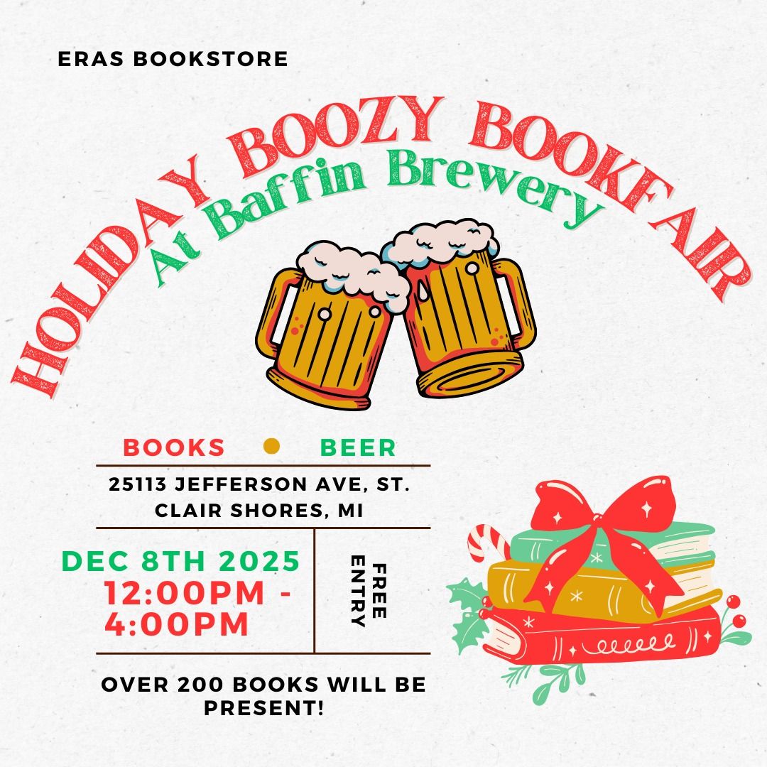 Holiday Boozy Book Fair @ Baffin Brewery