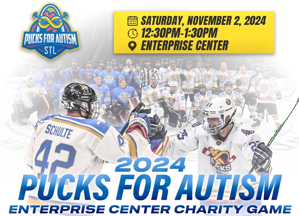 Pucks for Autism - Enterprise Center Game 2024