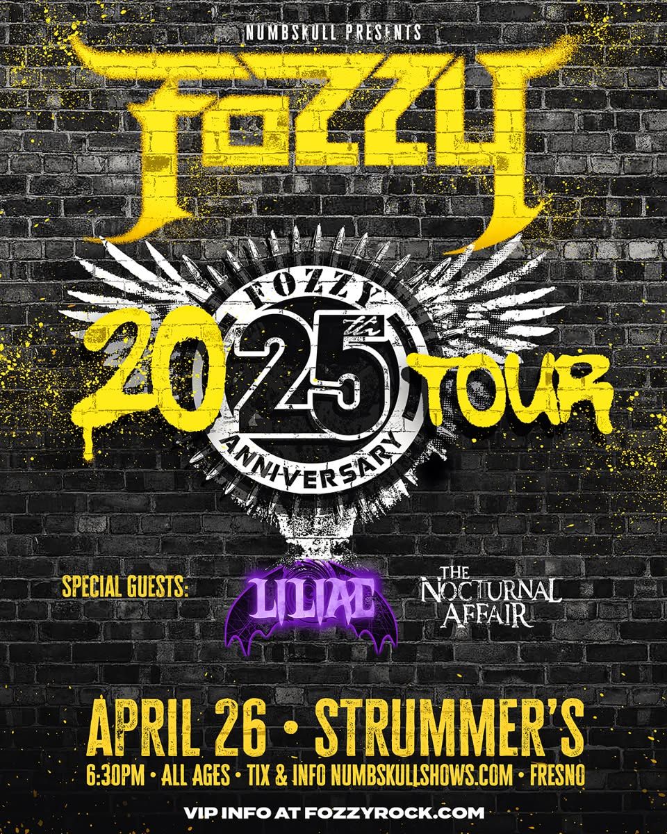 FOZZY 25th Anniversary Tour with Liliac, The Nocturnal Affair