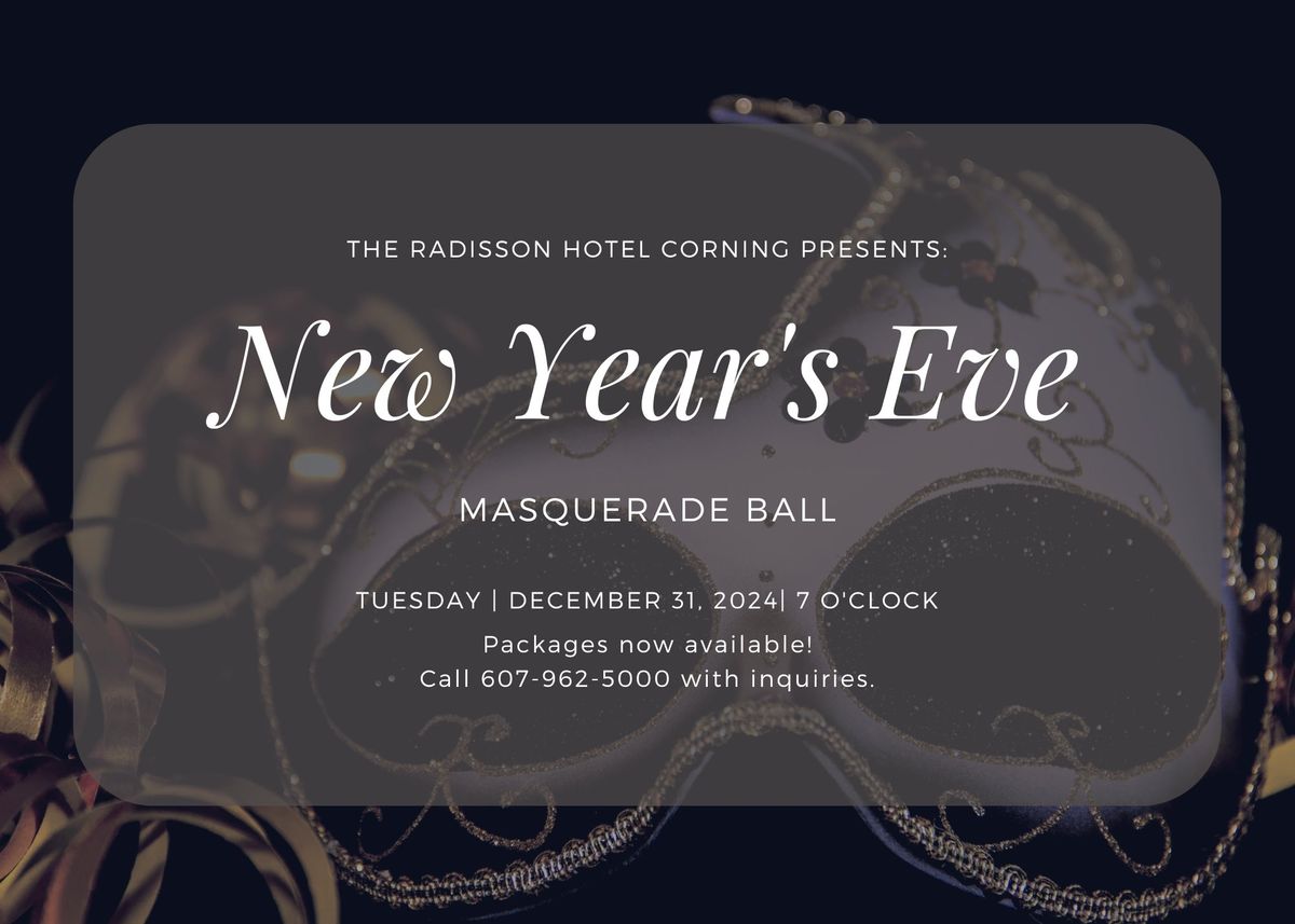 New Year's Eve Masquerade Ball at The Radisson