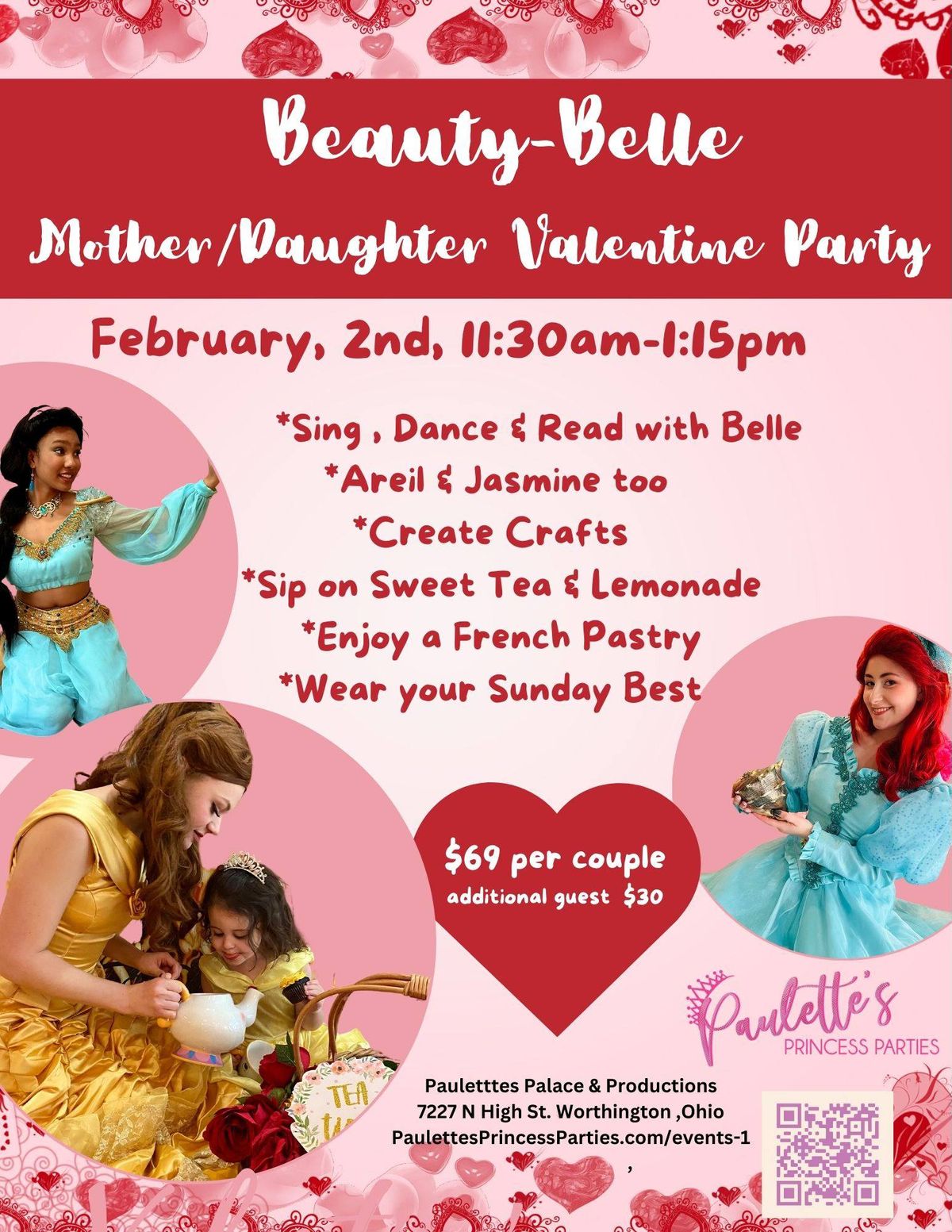 Beauty-Belle Mother Daughter Valentine Tea