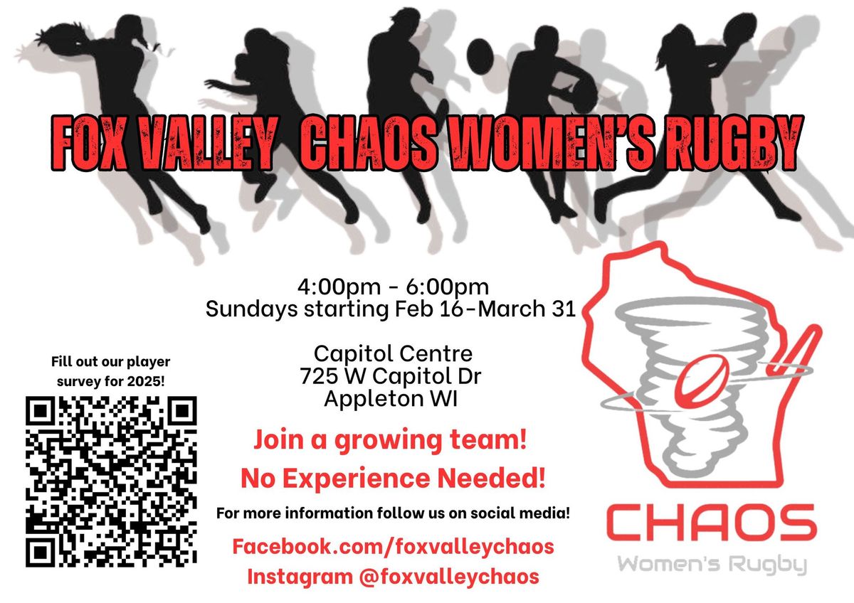 Chaos Women's Rugby Indoor Practice