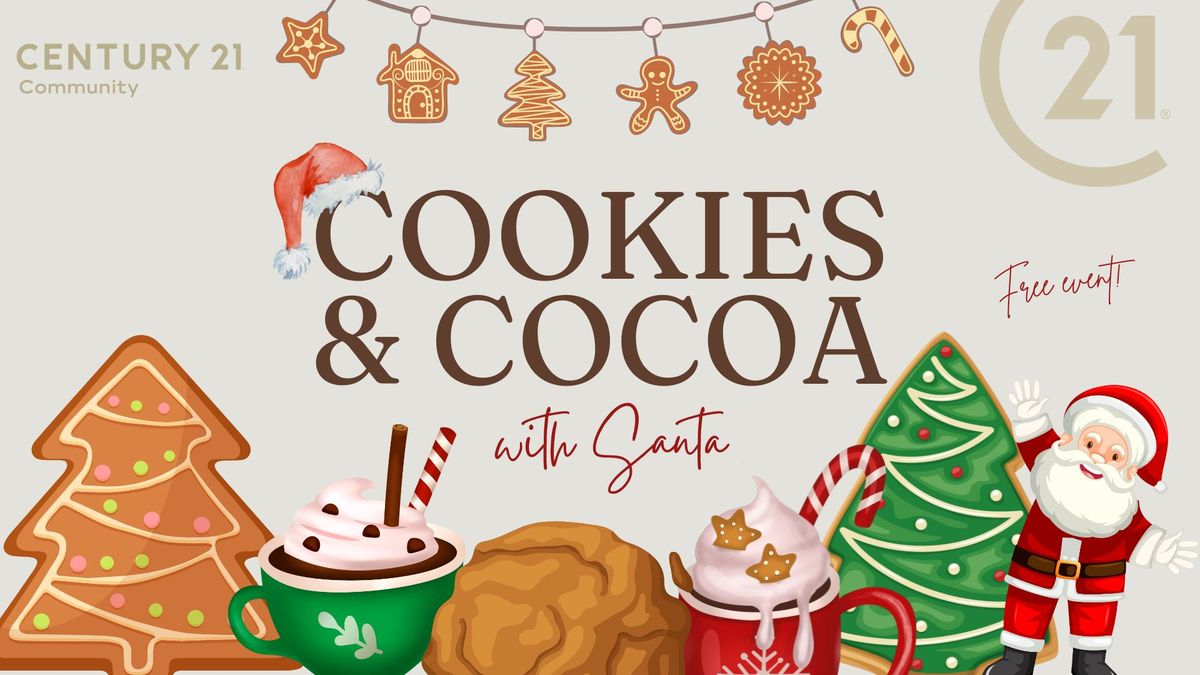 Annual Cookies & Cocoa with Santa, FREE event! 