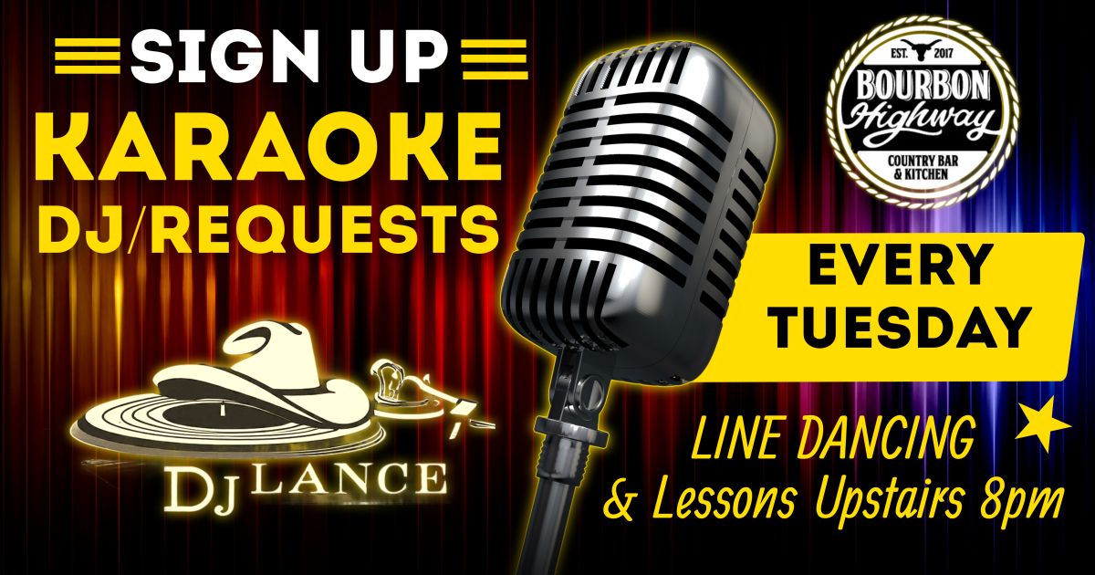 Line Dancing & Karaoke EVERY Tuesday in Walnut Creek!