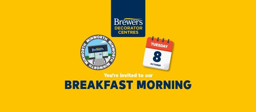 Breakfast Morning at Brewers Decorator Centre Minworth