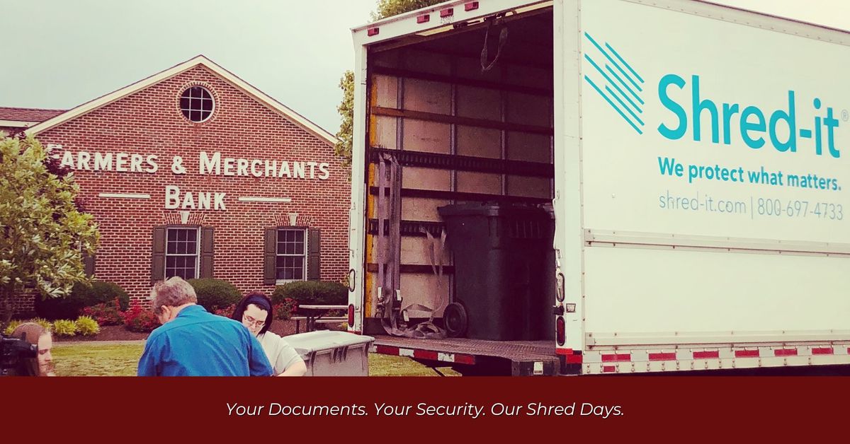 Document Shredding Event (F&M Bank, Winchester)