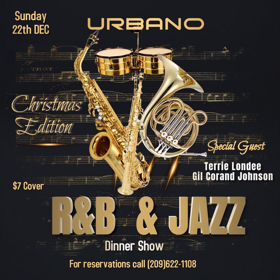 R&B and Jazz Dinner Show December Sunday 22nd