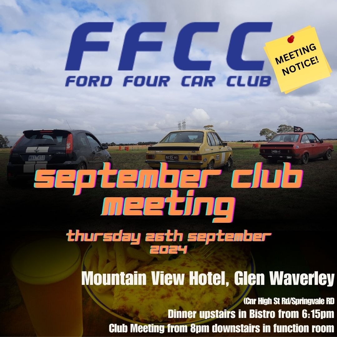 September 2024 FFCC Club Meeting and Dinner