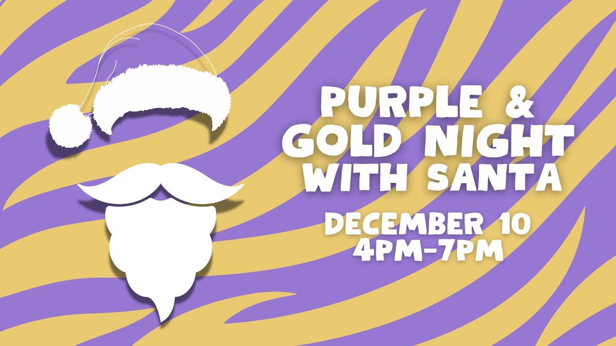 Purple and Gold Night With Santa