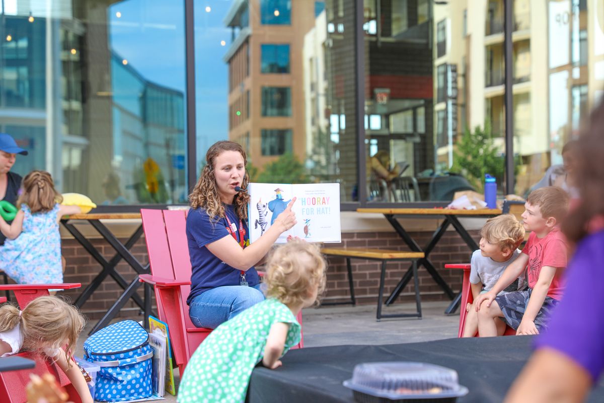 Story Time with Lenexa City Center Library at Family Night