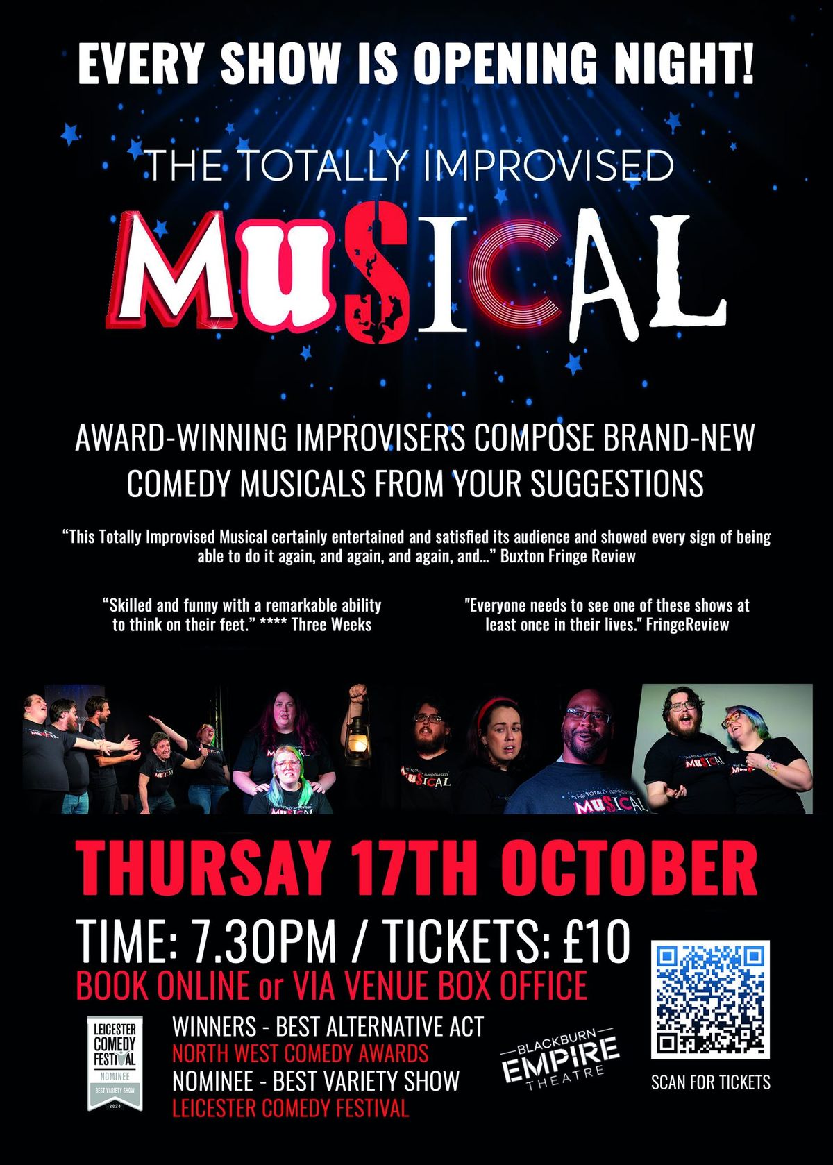 Totally Improvised Musical - BLACKBURN