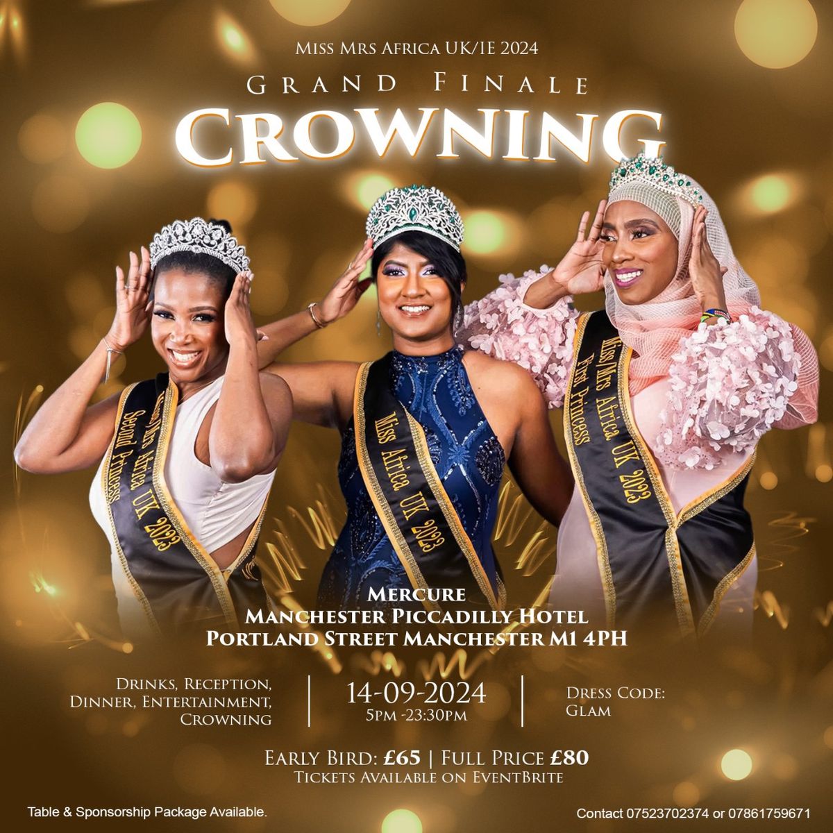 Miss Mrs Africa UK\/ IE 2024 Grand Finale:Crowning 