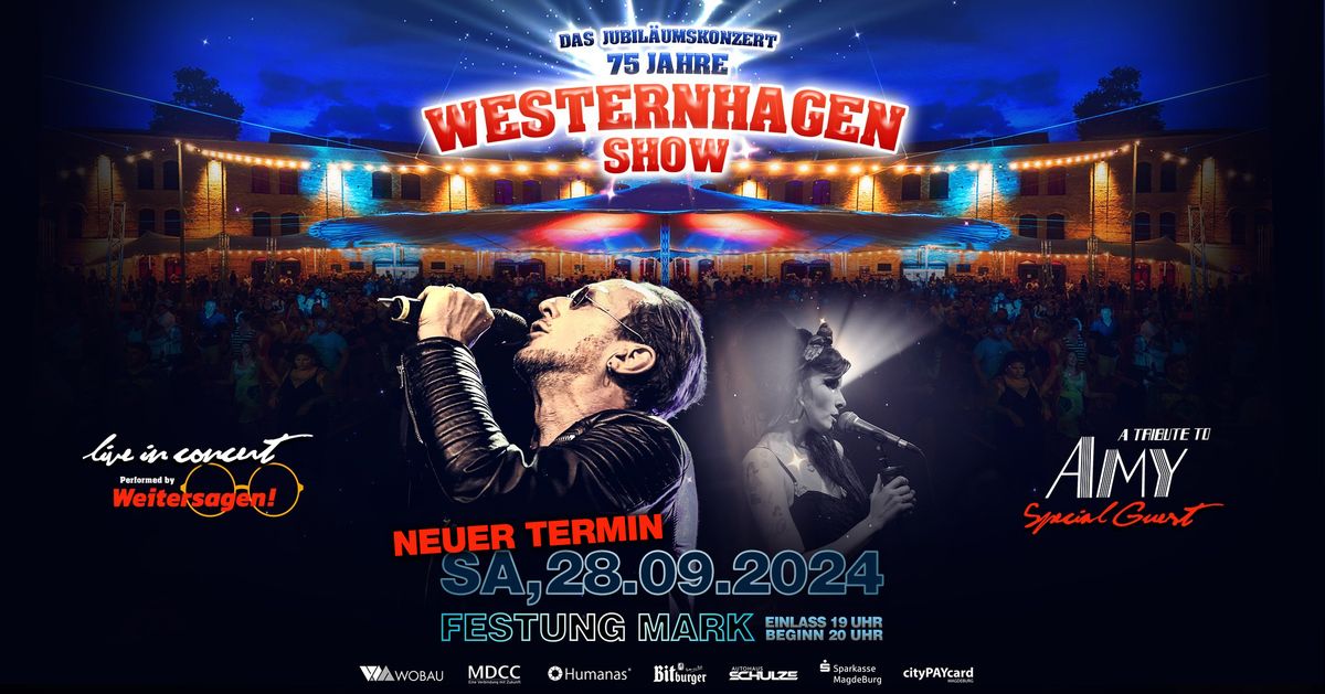 Westernhagen Show \u2013 Das Jubil\u00e4umskonzert auf dem Festungshof \u2013 mit Weitersagen & Amy 