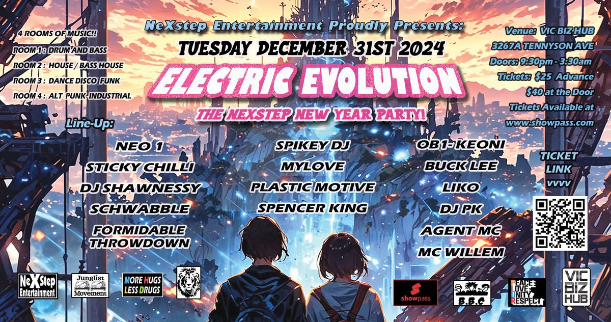 ELECTRIC EVOLUTION - The NeXstep New Year Party!