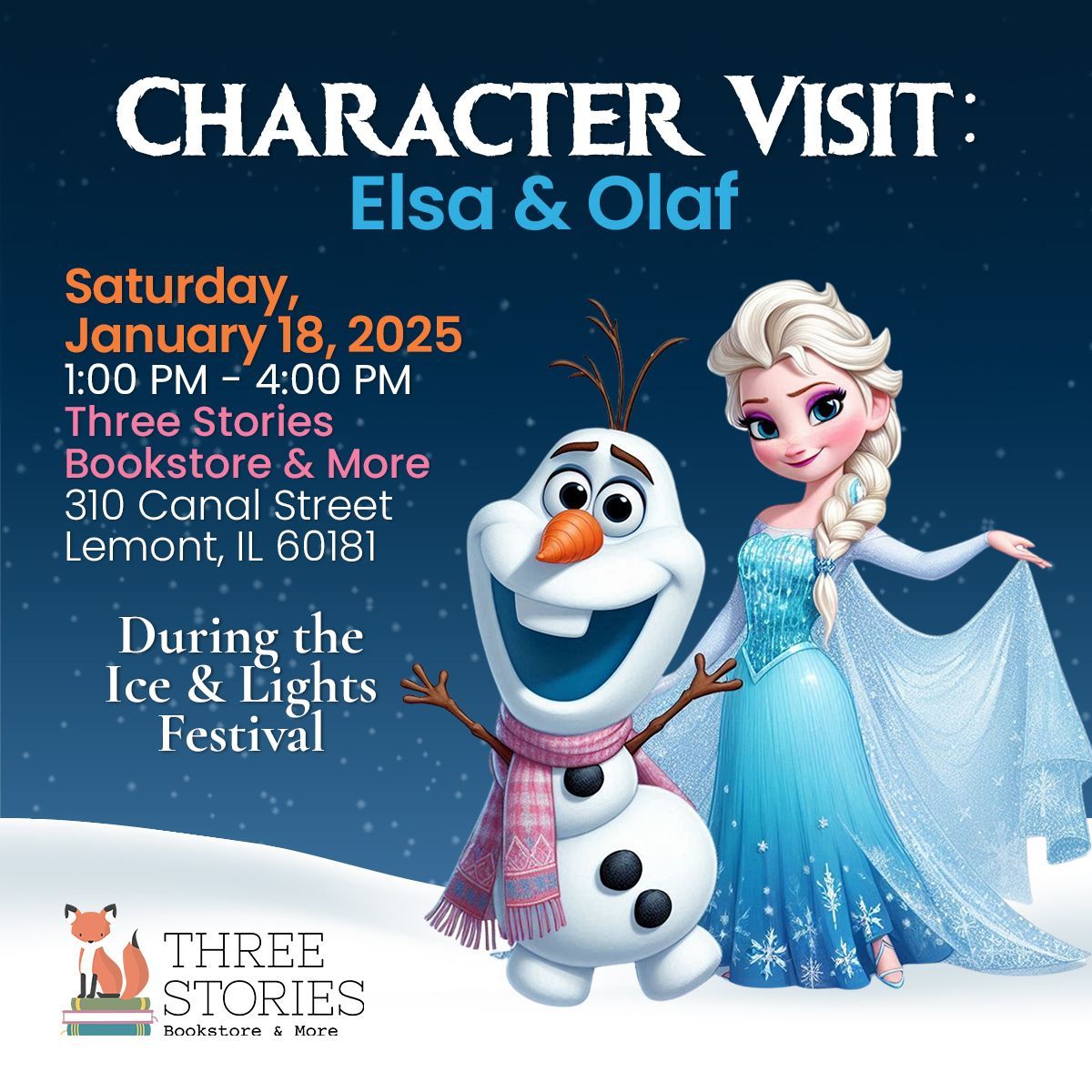 Character Visit: Elsa & Olaf 