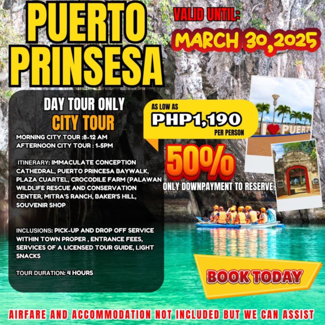 Puerto Princesa Day Tour