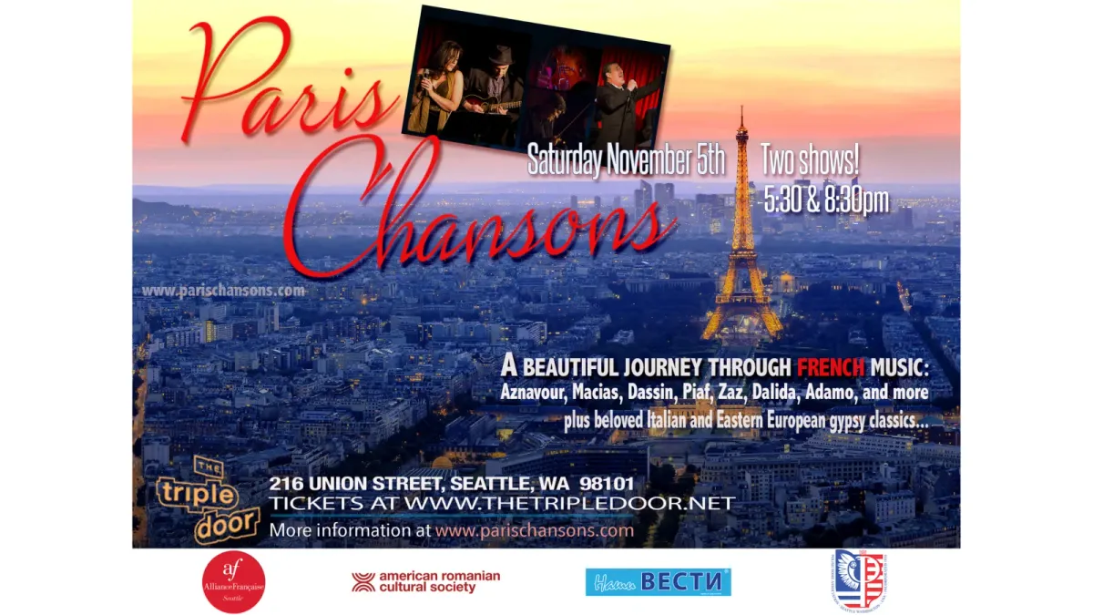 Paris Chansons at Yoshis Jazz Club - Oakland