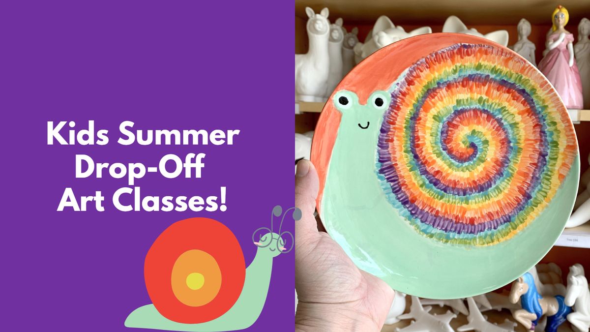Kids Summer Art Class - Tie Dye Snail