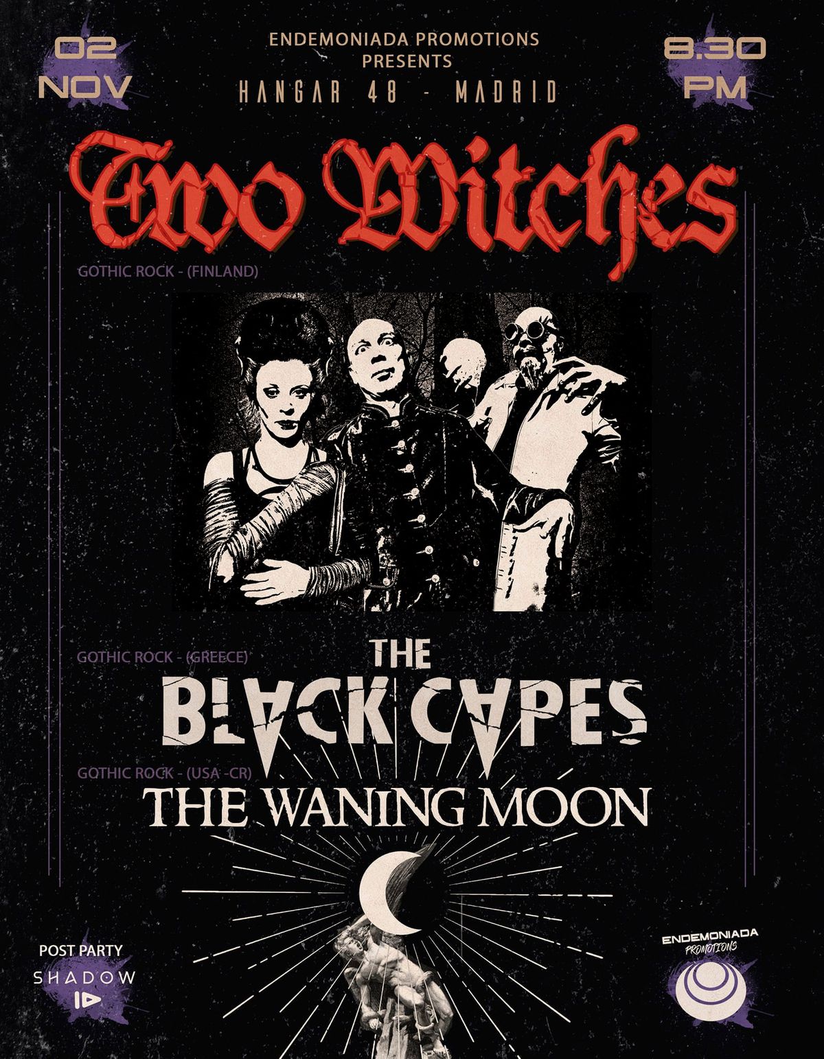 Two Witches + The Black Capes + The Waning Moon (Madrid) 