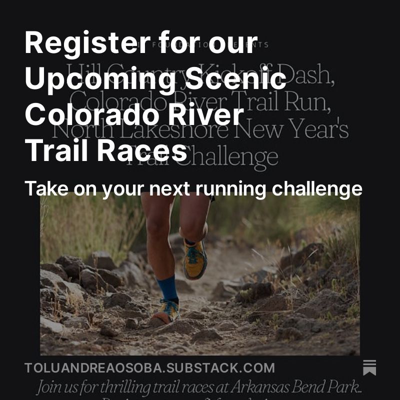 Colorado River Run Trail Marathon
