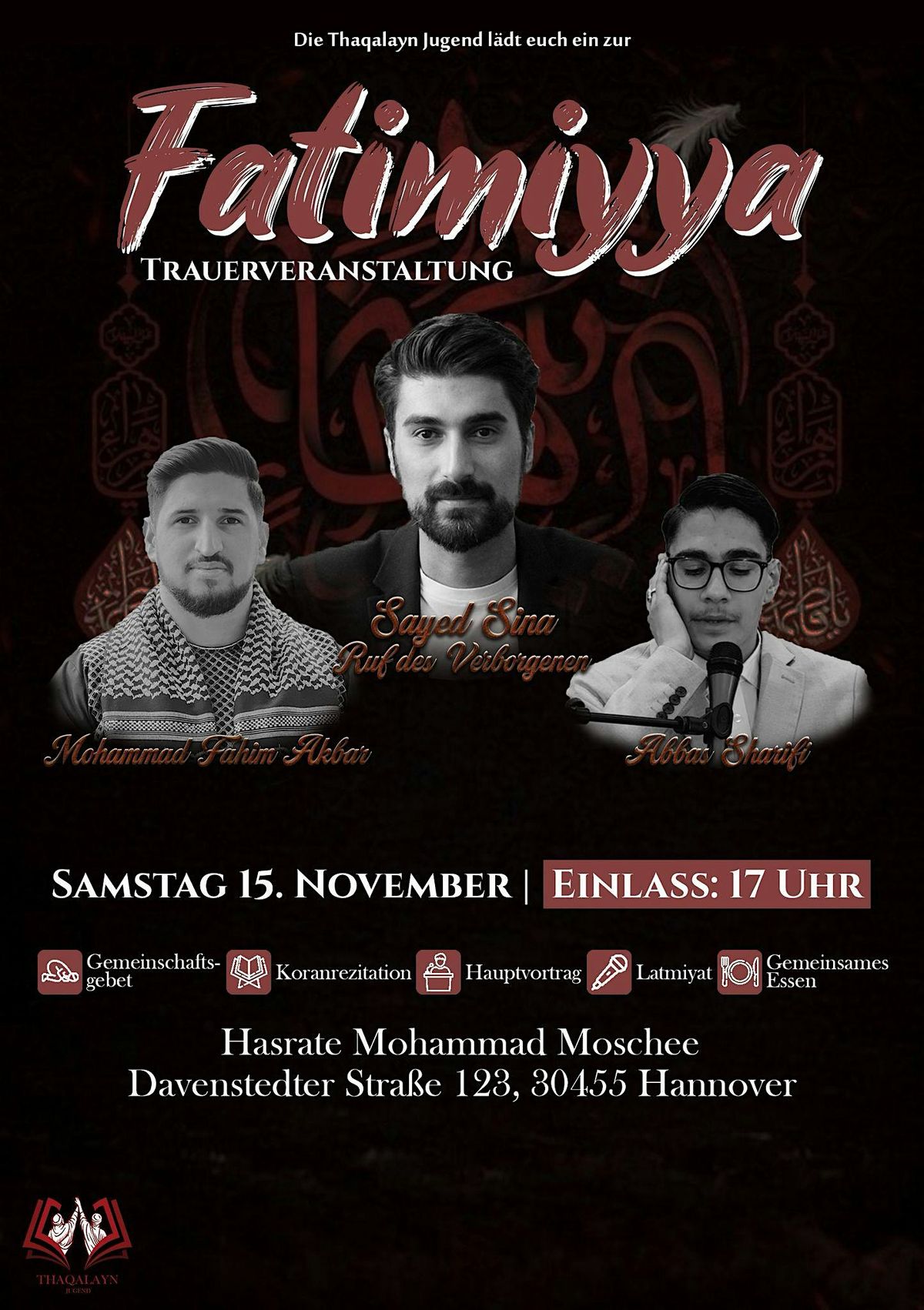 Thaqalayn Jugend: Fatimiyya Trauerveranstaltung