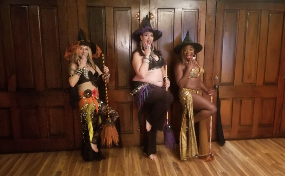 Halloween Cane Belly Dance Choreography with Mandy