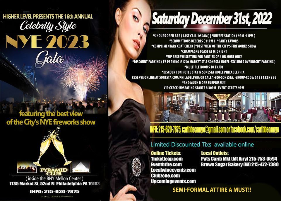 The  Annual "Celebrity Style" New Year's Eve Fireworks Gala