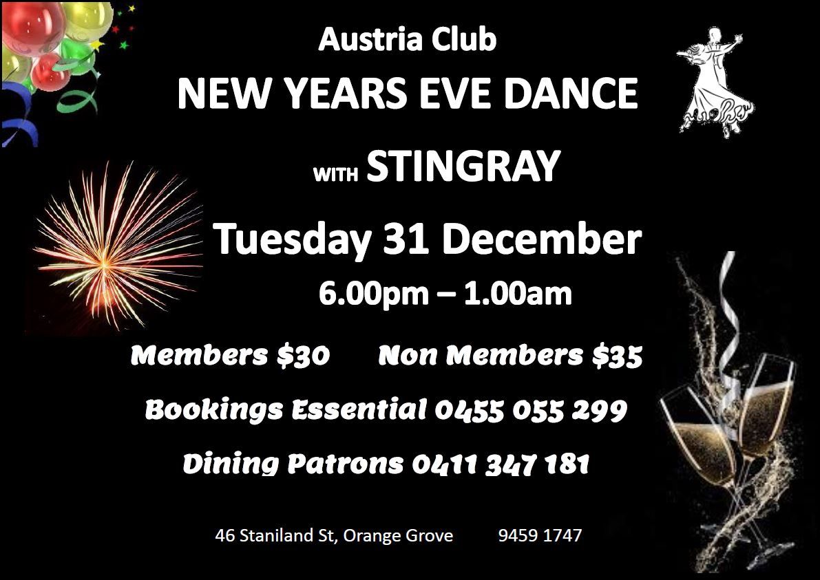 Austria Club's New Years Eve Dance