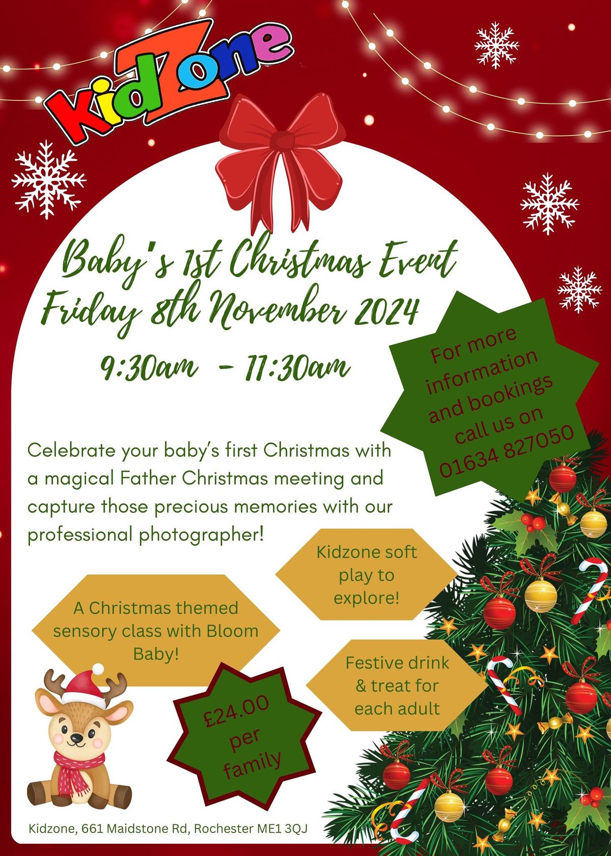 KidZone's Baby's 1st Christmas Event 2024